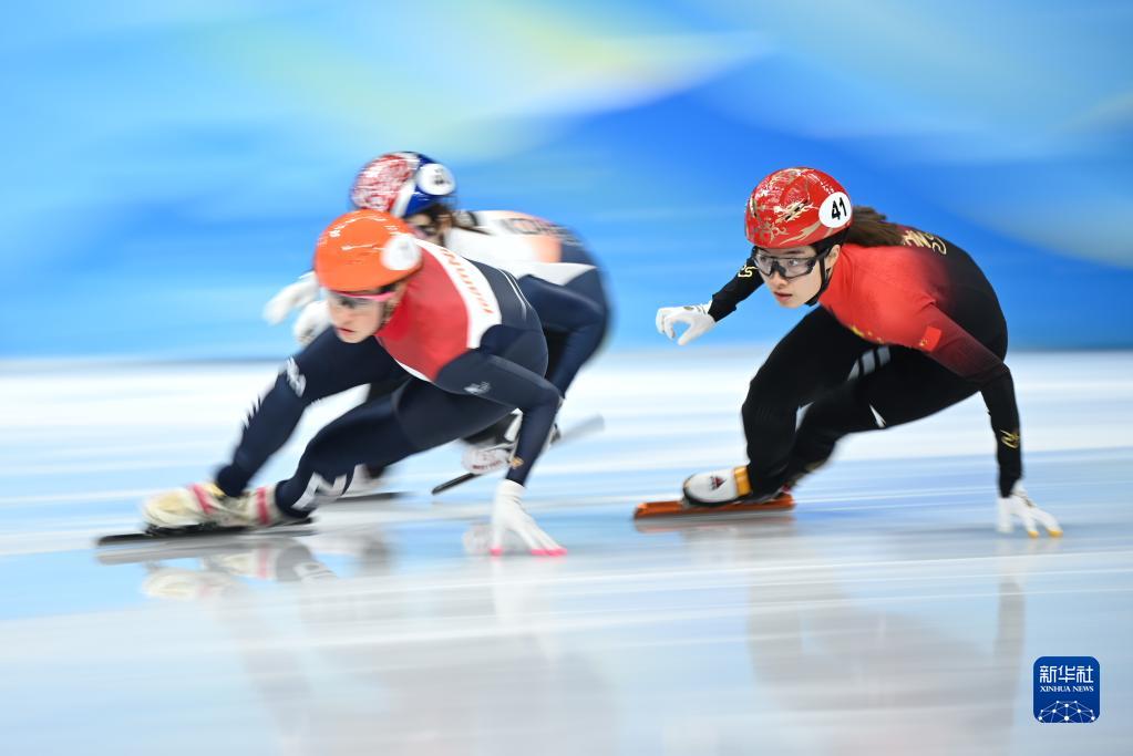 ショートトラック女子3千メートルリレーで中國が銅メダル　北京冬季五輪