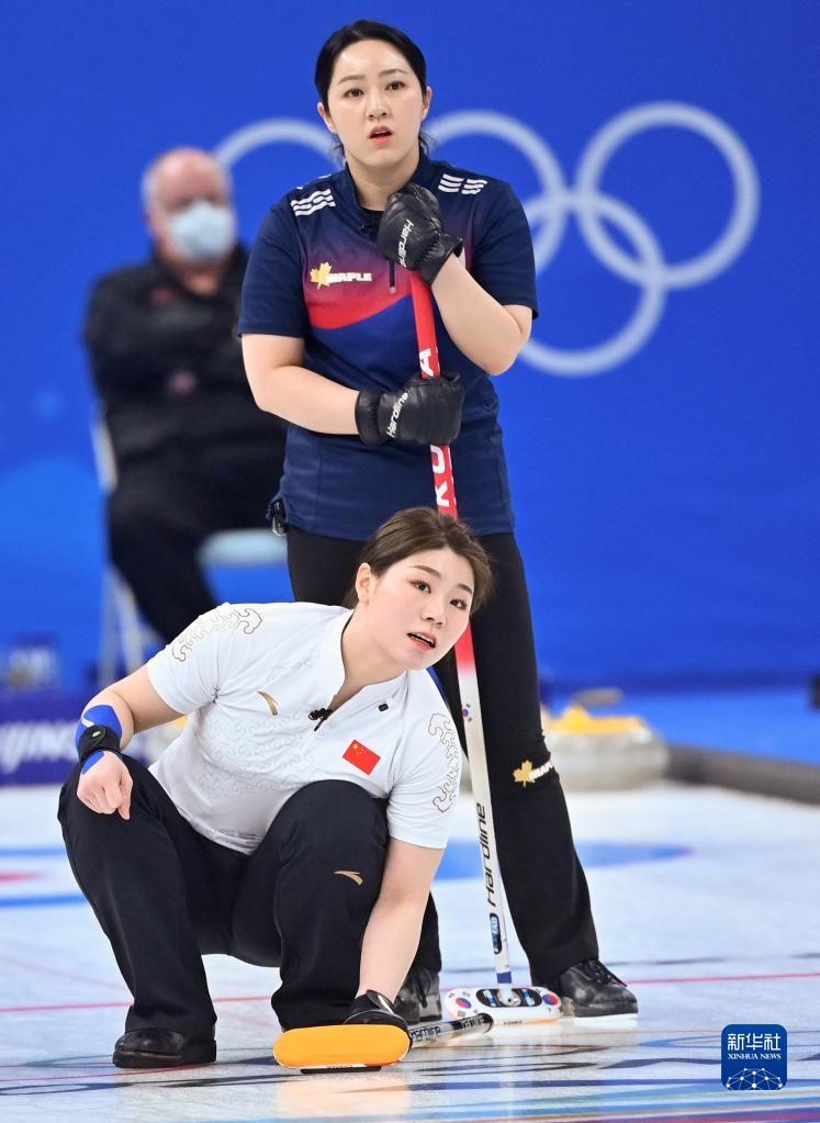 北京冬季五輪カーリング女子1次リーグで中國(guó)が韓國(guó)下す