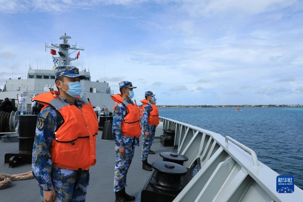 中國海軍艦艇編隊、トンガへの災(zāi)害救援物資輸送任務(wù)を完了