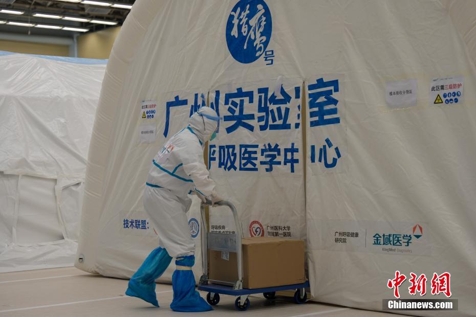 エアーテント型PCR検査実験室「ファルコン號」の運用開始　香港地區(qū)