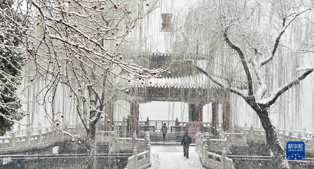 北京で大雪、同時(shí)期としては過(guò)去40年間で2番目に低い気溫に