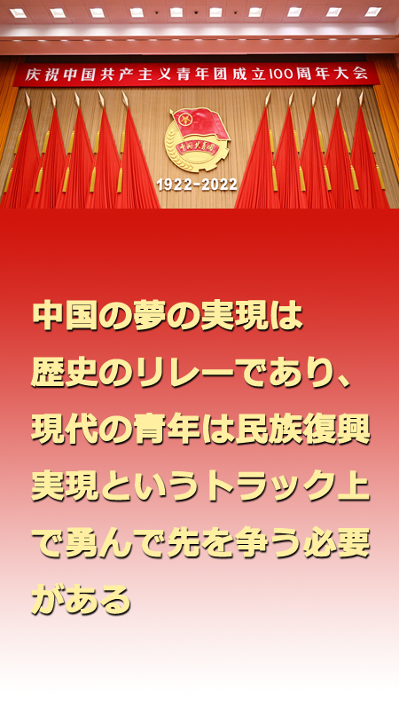 習近平総書記「新時代の中國の青年はより自信に満ち、思弁精神に富む」