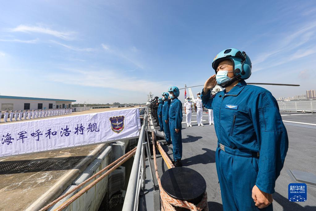 中國海軍第40次護(hù)衛(wèi)艦隊(duì)が任務(wù)を完了し帰港