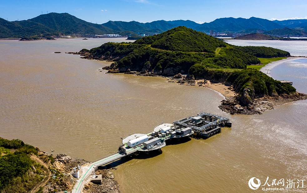 とうとうと流れる海の水から生まれる電気　浙江省岱山