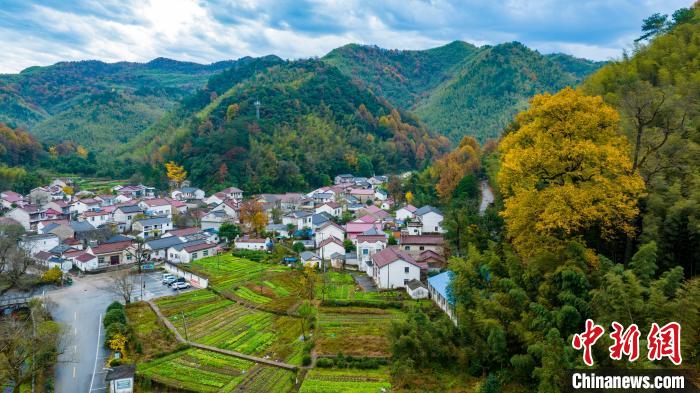 彩り豊かな初冬の古鎮(zhèn)　安徽省