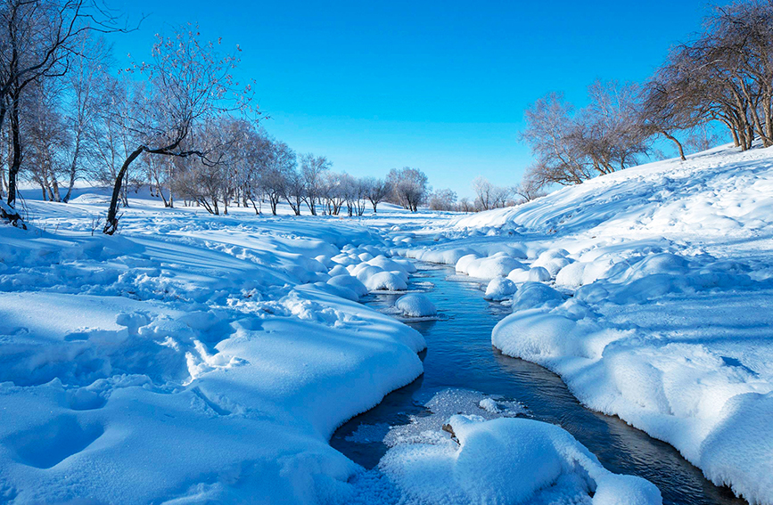 幻想的な雪景色広がる河北省囲場(chǎng)