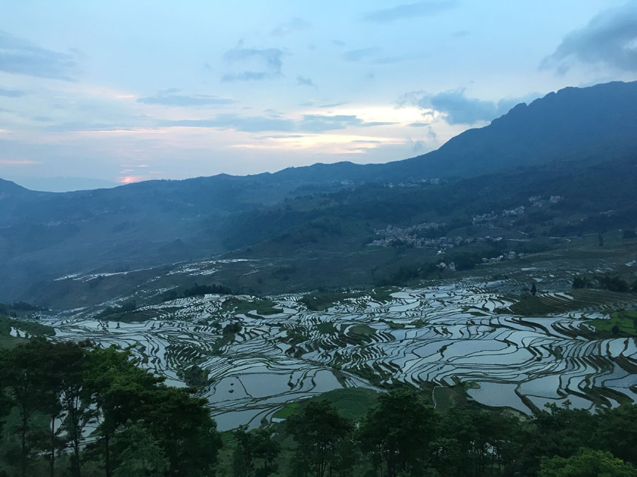 水鏡が映す大自然