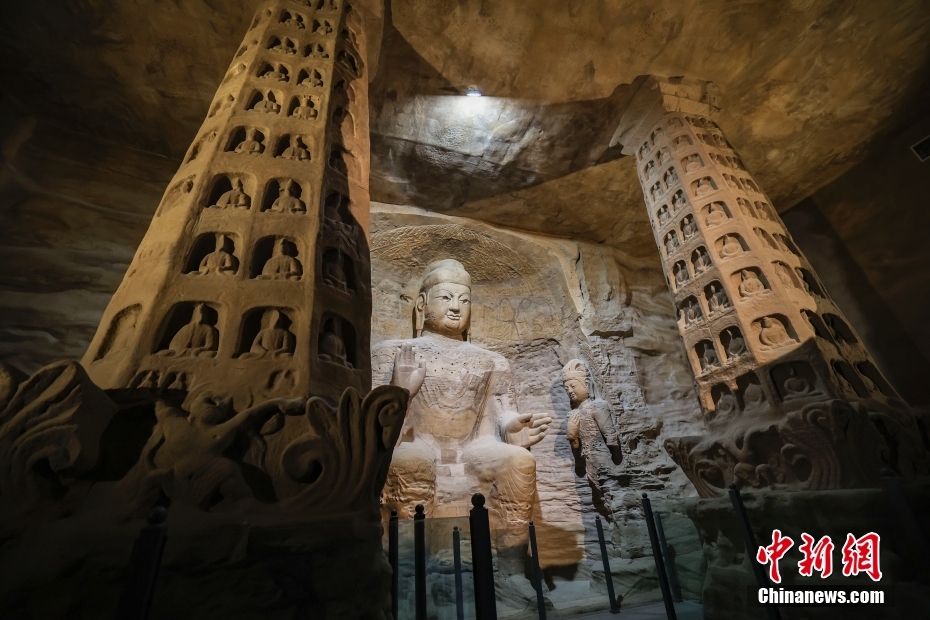 3Dプリント技術(shù)で雲(yún)崗石窟第3窟を再現(xiàn)　山東省青島