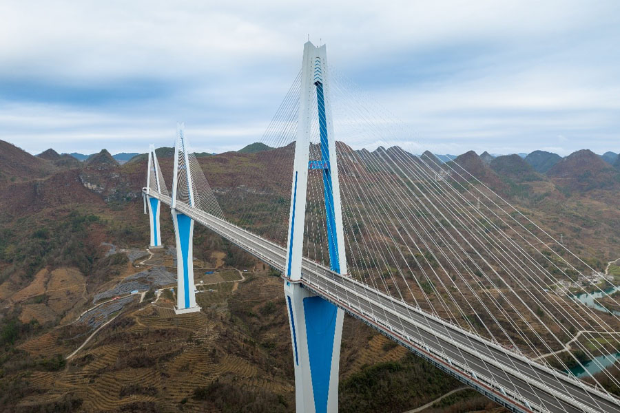 平塘特大橋（撮影?涂敏）。