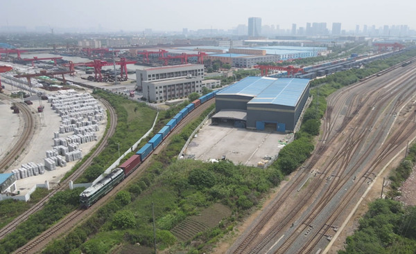 無錫西駅物流パーク（寫真提供?無錫西駅物流パーク）。