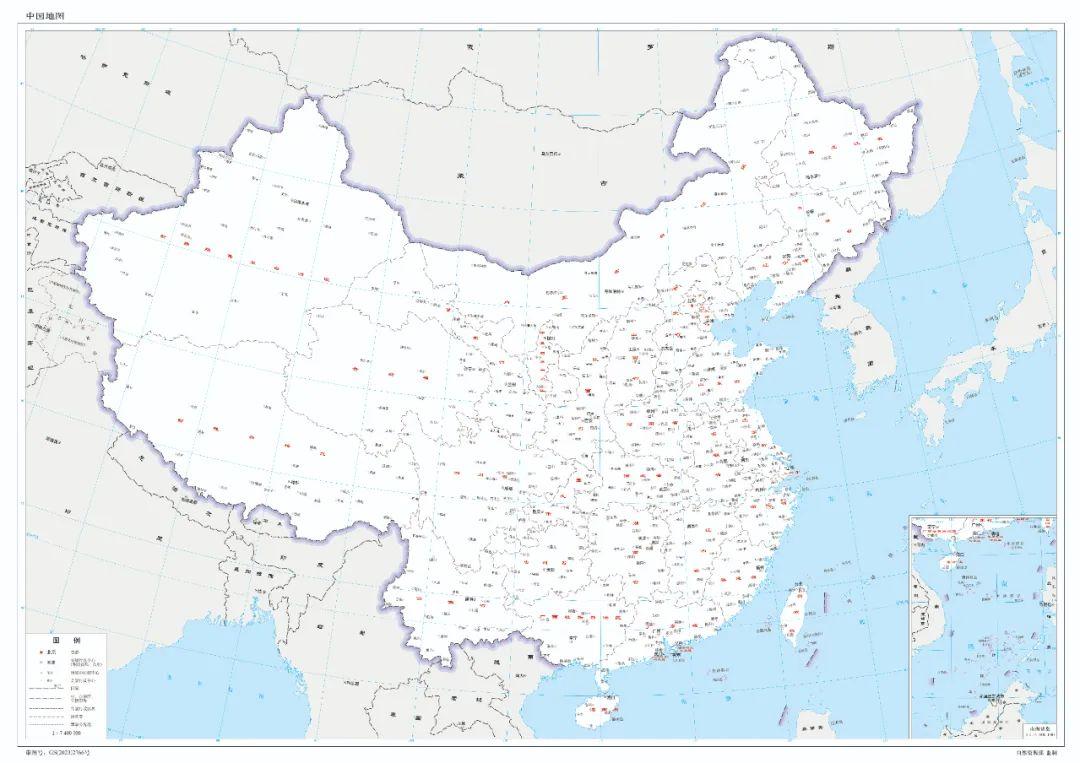 「2023年度版標(biāo)準(zhǔn)地図」を発表　浙江省