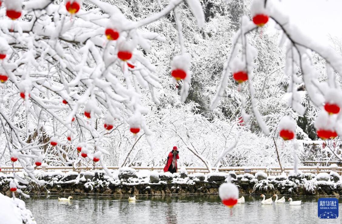 中國全土の各地で降雪