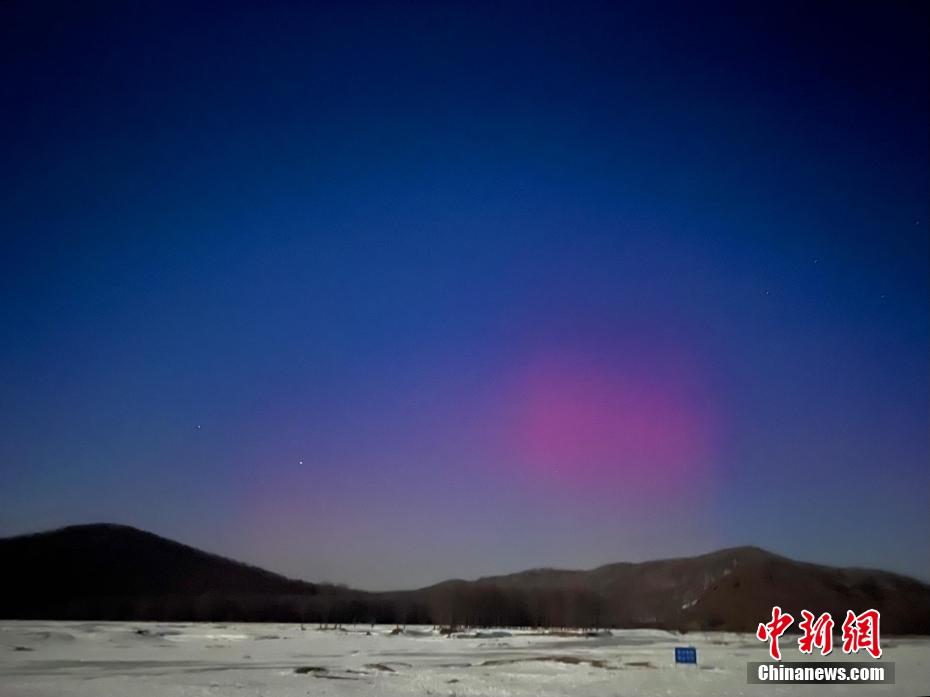 內(nèi)蒙古根河の夜空を染める美しいオーロラ