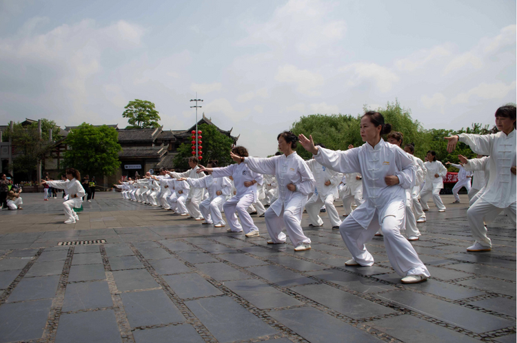 中仏の武術(shù)愛好者約100人が貴州省貴陽市で武術(shù)交流