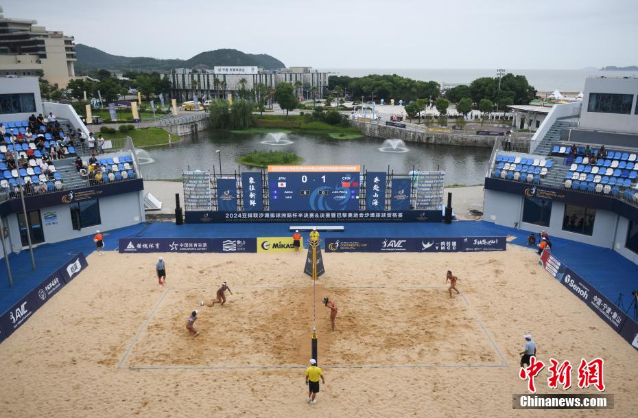 女子日本代表がパリ五輪出場権獲得　ビーチバレー?インターコンチネンタルカップ