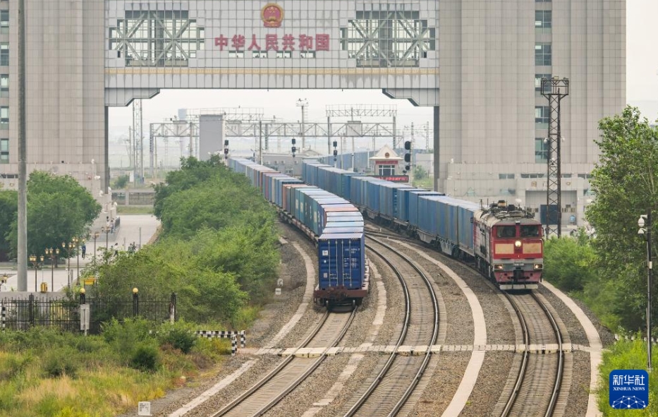 満州里鉄道口岸を経由した「一帯一路」參加國との輸出入額が前年同期比3.2％増　內蒙古