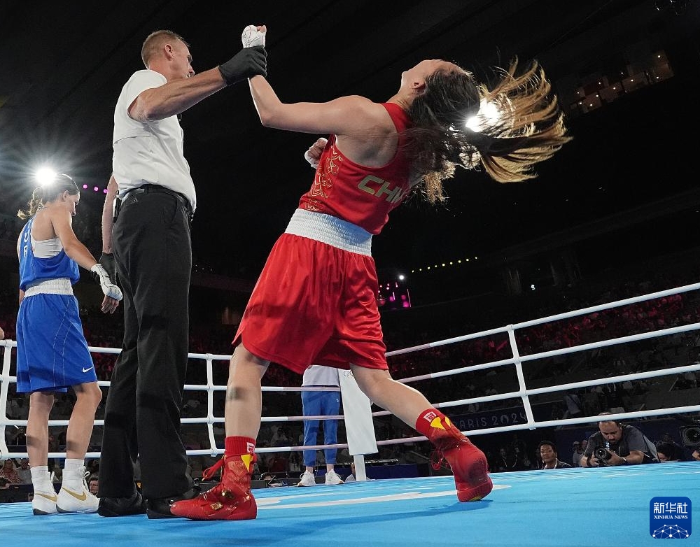 ボクシング女子で中國の五輪史上初の金　パリ五輪