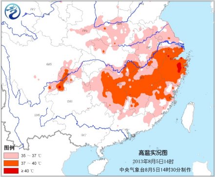 中國(guó)南方地域、年初以來(lái)最高の暑さに